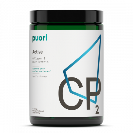 Suplimente nutritive - Puori CP2 Active - Peptide de colagen  Proteina din zer 400g