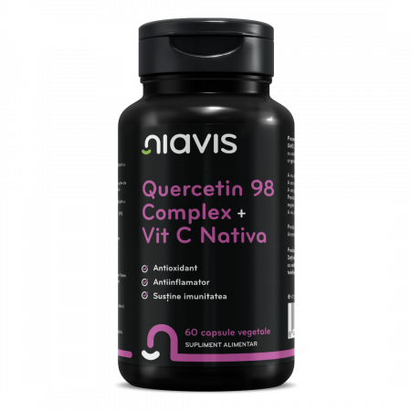 Capsule & Comprimate - Quercetin 98 Complex + Vit C Nativa 60 cps