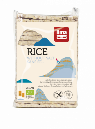Produse - Rondele De Orez Expandat Fara Sare Eco 130G  Lima                                                   