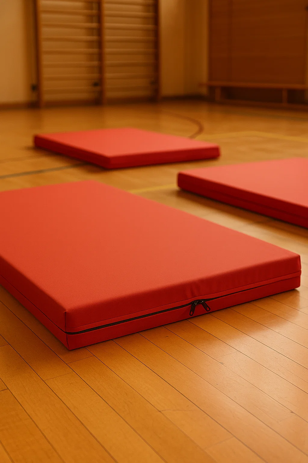 Performanta Sportiva - Saltea sport FlexiCore  200x110 cm, pentru exerciții la sol, de culoare Rosu