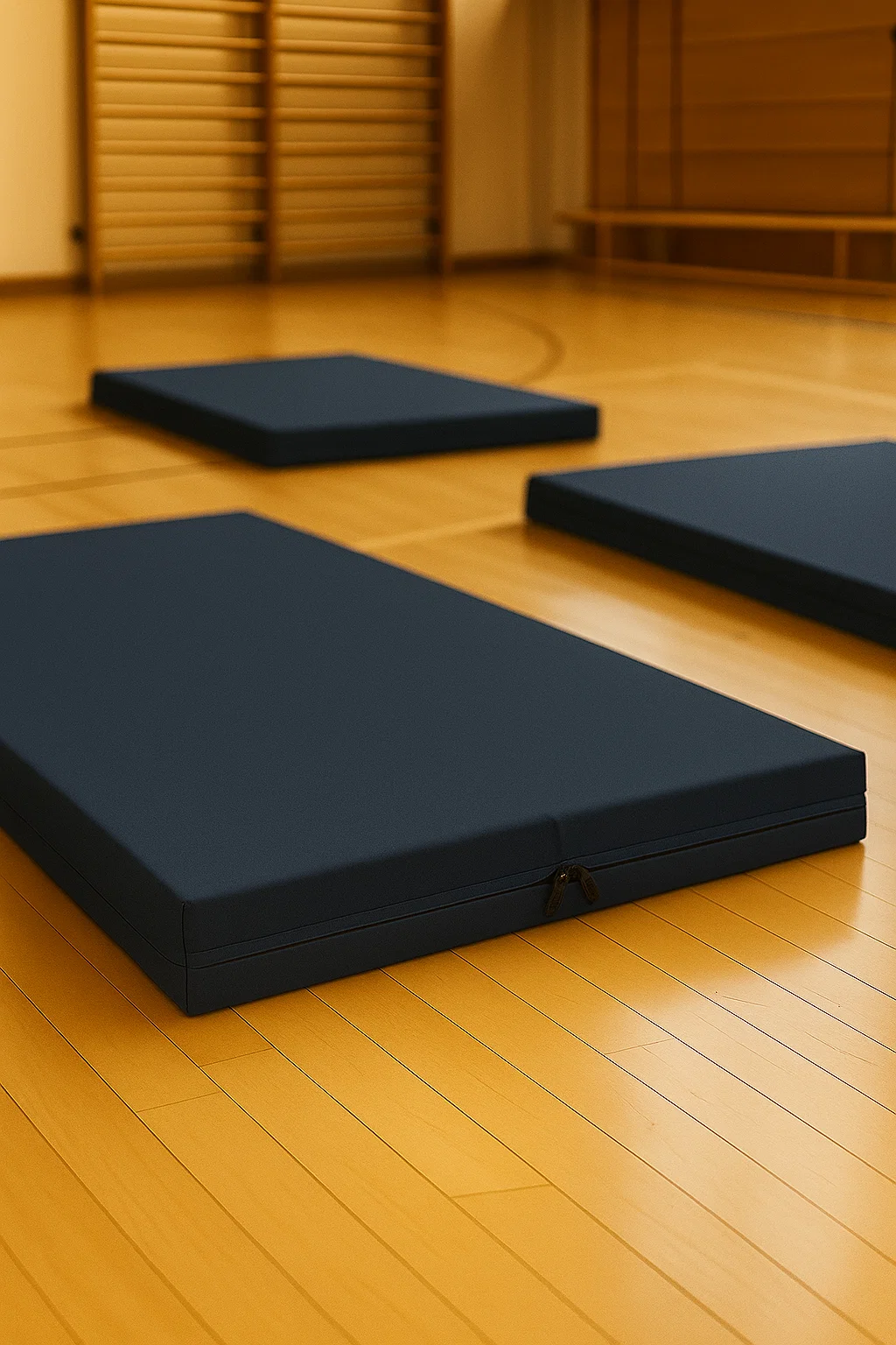 Performanta Sportiva - Saltea sport FlexiCore 200x90 cm, pentru exerciții la sol, de culoare Bleumarin