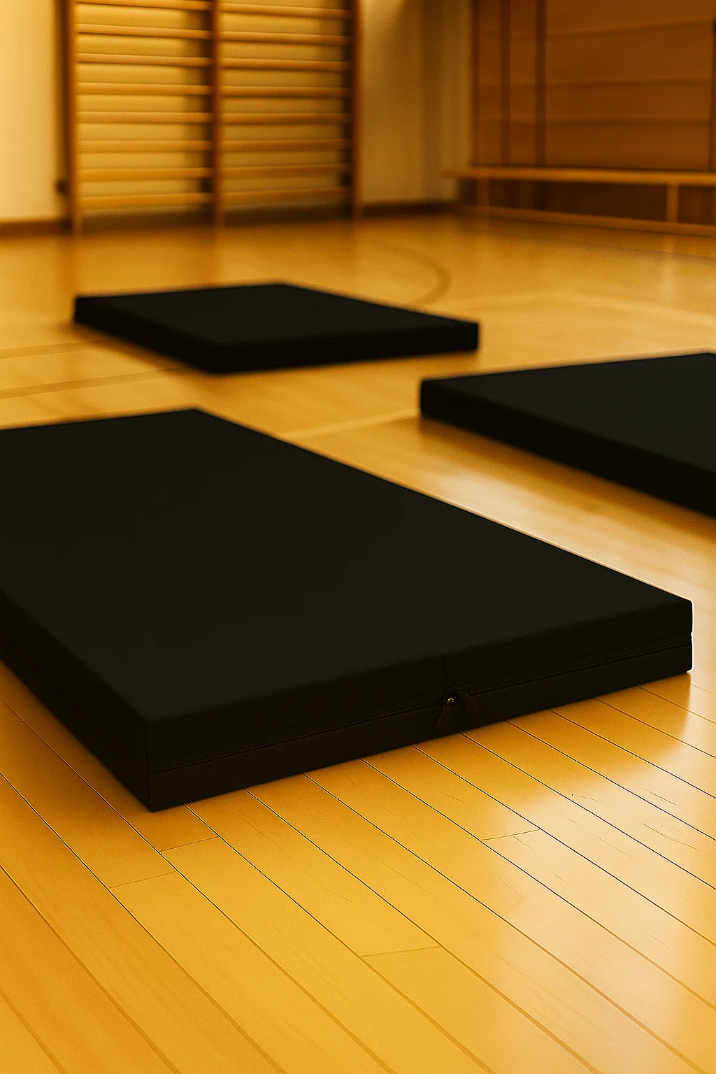 Performanta Sportiva - Saltea sport FlexiCore 200x100 cm, pentru exerciții la sol, de culoare Negru