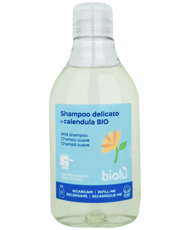 Produse - Sampon ecologic cu galbenele, 250ml - Biolu                                                         