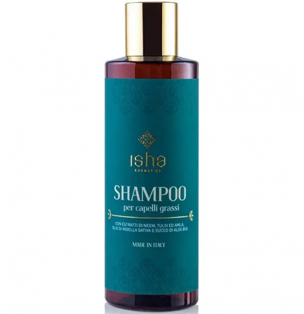 Produse - Sampon pentru par gras, 200ml, Isha                                                                 