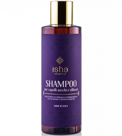 Produse - Sampon pentru par uscat si fragil, 200ml, Isha                                                      