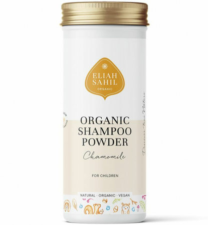 Produse - Sampon pudra pentru copii cu musetel bio 100g Eliah Sahil                                           