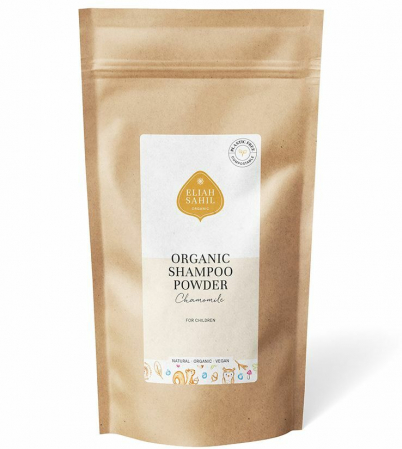 Produse - Sampon pudra pentru copii cu musetel bio refill 250g Eliah Sahil                                    