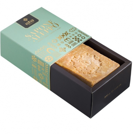 Produse - Sapun de alep cu 25% ulei de dafin, 200g, Isha                                                      