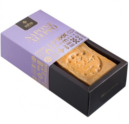 Produse - Sapun de alep cu 40% ulei de dafin, 200g, Isha                                                      