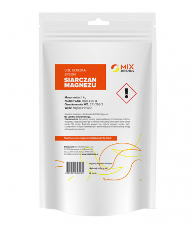 Produse - Sare amara - sare Epsom - sulfat de magneziu, 1kg, Mix Brands                                       