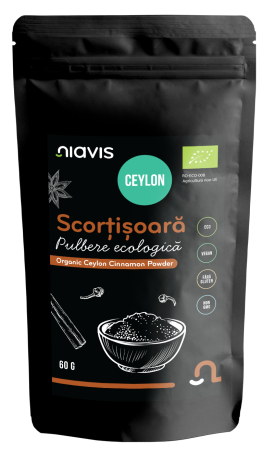 Produse Alimentare - Scortisoara Ceylon Pulbere Ecologica/BIO 60g