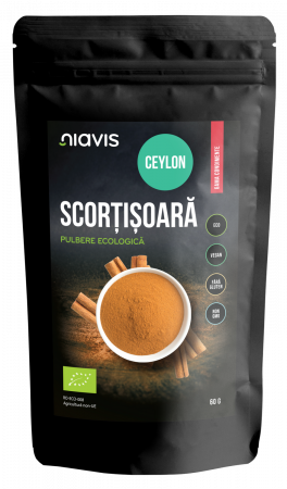 Condimente & Mirodenii - Scortisoara Ceylon Pulbere Ecologica/BIO 60g