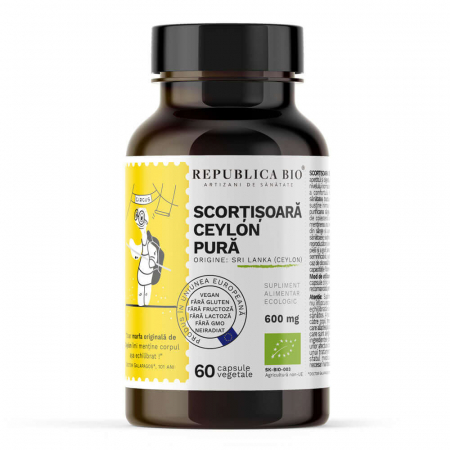 Slabire - Scortisoara Ceylon pura ecologica Republica BIO, 60 capsule