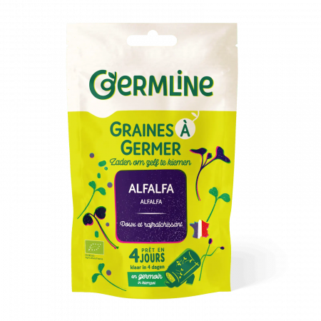 Produse - Seminte de alfalfa eco pentru germinat 150g Germline                                                