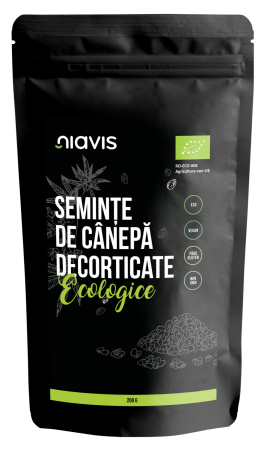 Produse Alimentare - Seminte de Canepa Decorticate Ecologice/BIO 200g