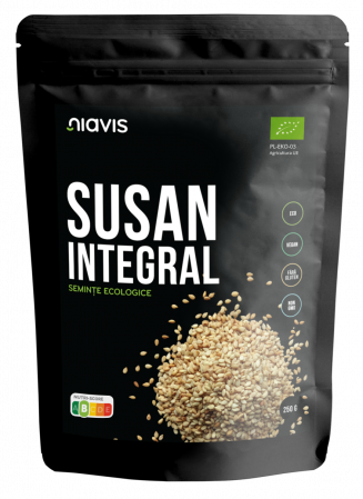 Produse Alimentare - Seminte de Susan Integral  Decorticate Ecologice/BIO 250g