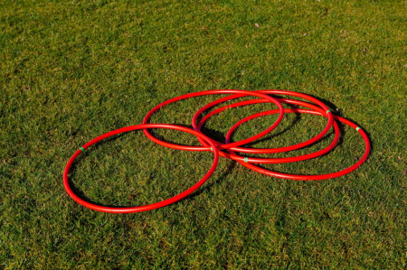 Sport - Set 5 cercuri Hula Hoop Powershot 60cm