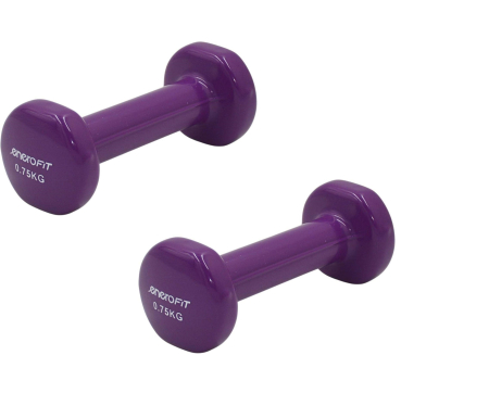 Sport - Set gantere cu invelis din vinil 2X0,75 kg
