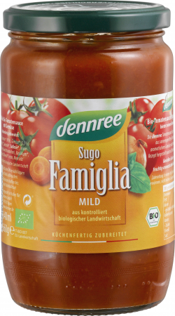 Produse - Sos de rosii Sugo Famiglia bio 660g Dennree                                                         