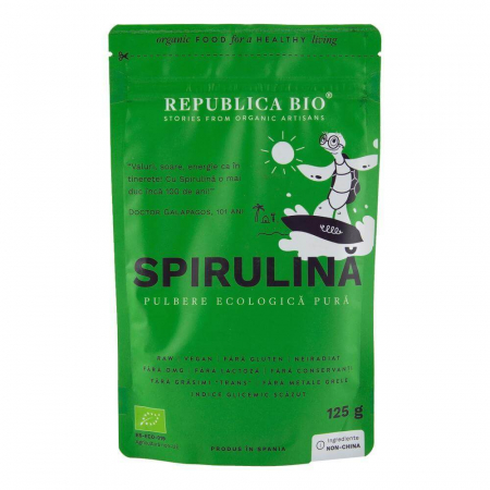 REDUCERI - Spirulina, pulbere ecologica pura Republica BIO, 125 g