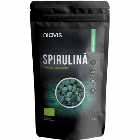 Capsule & Comprimate - Spirulina Tablete Ecologice/BIO  125g