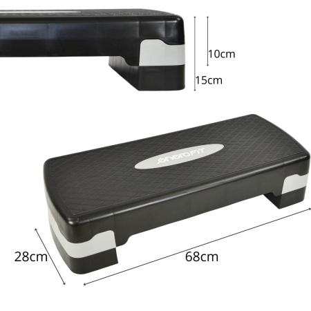 Articole sport - Stepper aerobic 2 trepte 68x28 cm - Enerofit