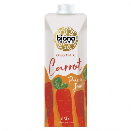 Produse - Suc de morcovi, bio, 500ml, Biona                                                                   