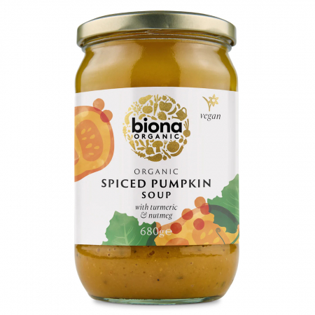 Produse - Supa de dovleac cu legume, bio, 680g, Biona                                                         