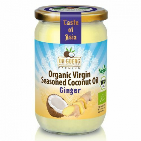 Produse - Ulei de cocos condimentat cu ghimbir bio, 190ml Dr. Goerg                                           
