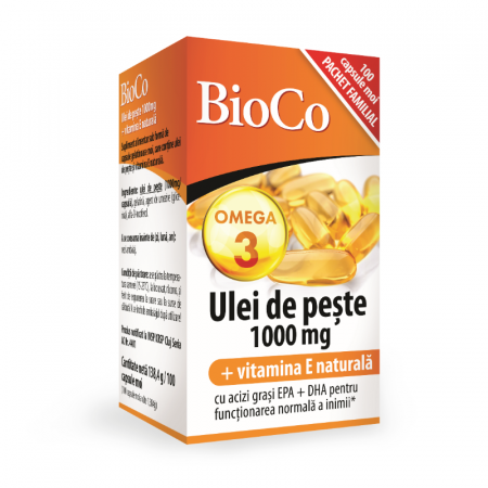 Produse - Ulei de pește 1000mg x 100 capsule