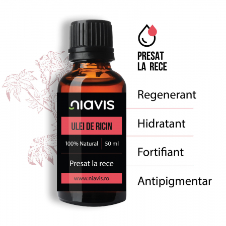Uleiuri Presate la Rece - Ulei de Ricin 50ml