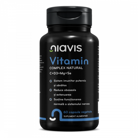 Capsule & Comprimate - Vitamin Complex Natural C+D3+Mg+Se 60 cps