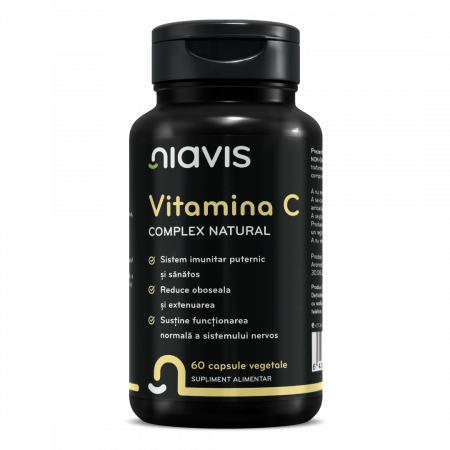 Capsule & Comprimate - Vitamina C Extract Natural 60 cps