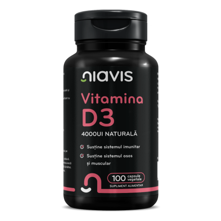 Capsule & Comprimate - Vitamina D3 4000ui Naturala 100 cps