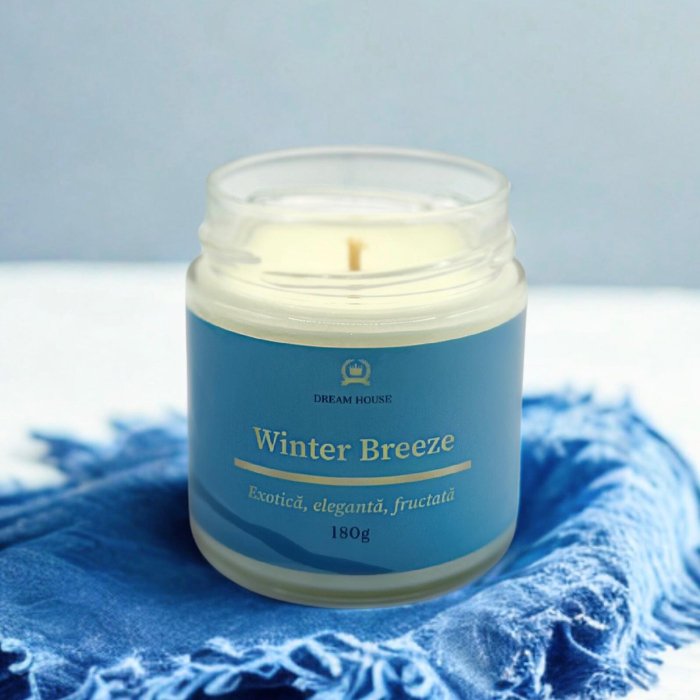 Lumânare parfumată din ceară de soia 100% naturală Winter Breeze [1]