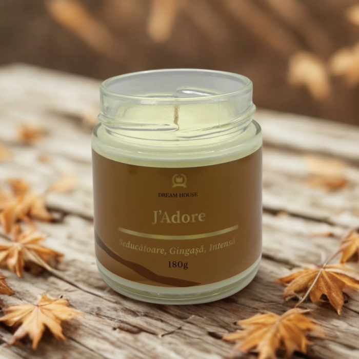 Lumânare parfumată din ceară de soia 100% naturală J'Adore [1]