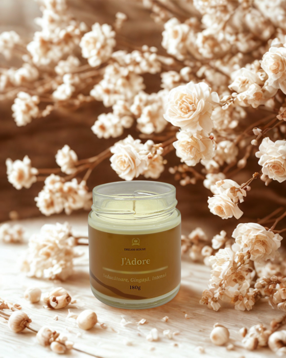 Lumânare parfumată din ceară de soia 100% naturală J'Adore [4]