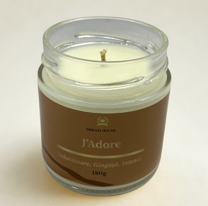 Lumânare parfumată din ceară de soia 100% naturală J'Adore [2]