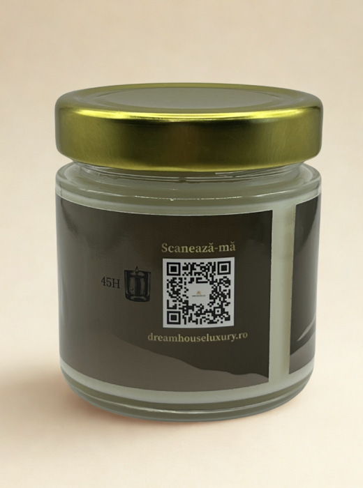 Lumânare parfumată din ceară de soia 100% naturală Mosc și lemn de santal [4]