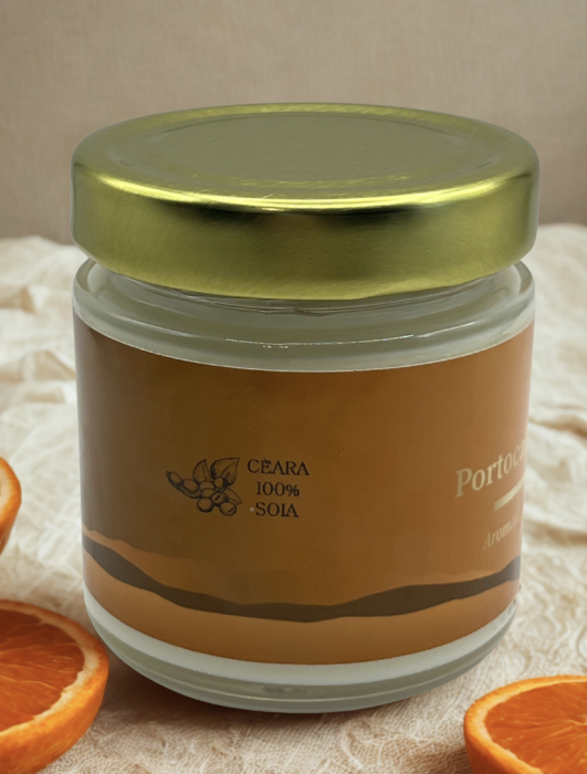 Lumânare parfumată din ceară de soia 100% naturală Portocală Condimentată [3]