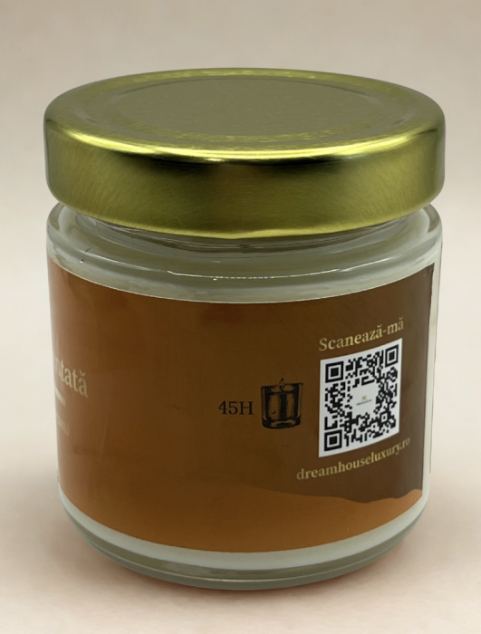 Lumânare parfumată din ceară de soia 100% naturală Portocală Condimentată [4]