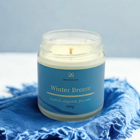 Lumanari Parfumate - Lumânare parfumată din ceară de soia 100% naturală Winter Breeze