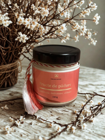 Lumanari Parfumate - Lumânare parfumată din ceară de soia 100% naturală Fructe de pădure
