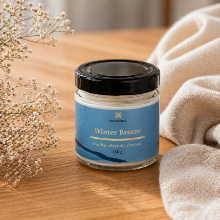 Lumanari Parfumate - Lumânare parfumată din ceară de soia 100% naturală Winter Breeze