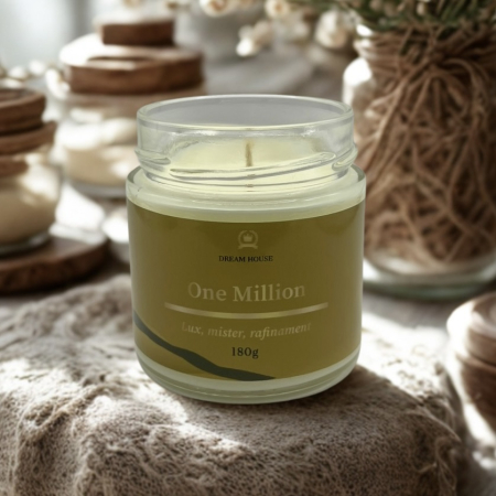 Lumânare parfumată din ceară de soia 100% naturală One Million [3]