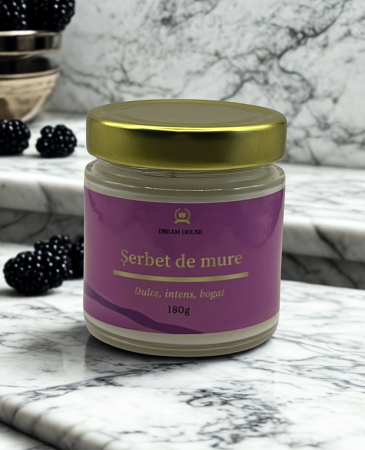 Lumanari Parfumate - Lumânare parfumată din ceară de soia 100% naturală Șerbet de mure