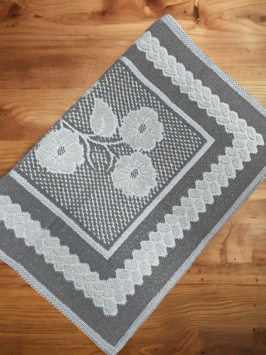 Covor 100% Bumbac 80x200cm Floare [2]