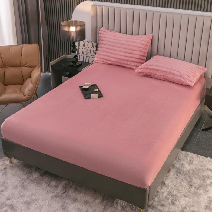 Lenjerie de pat Cocolino Blanita de Iepure Premium Roz 4Piese Jojo Home [2]