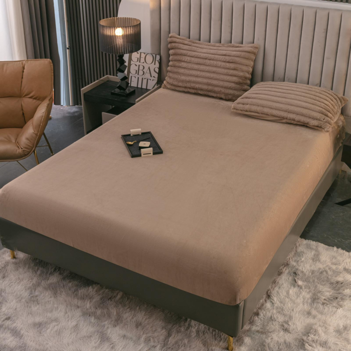 Lenjerie de pat Cocolino Blanita de Iepure Premium Maro 4Piese Jojo Home [2]