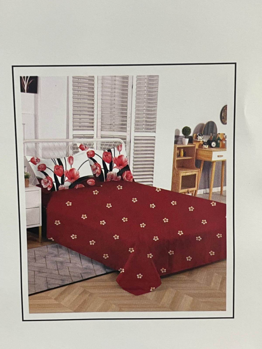 Lenjerie de Pat Finet 6 Piese Super Elegant Pucioasa [2]